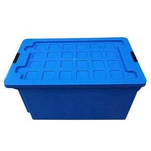 QS sólido Euro bolso de plástico de Nestable apilable de plástico de almacenamiento de pescado de contenedores para la logística de transporte se contenedores