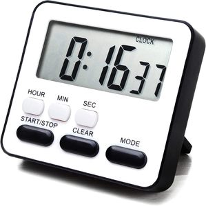 Timer da cucina digitale conto alla rovescia/conto alla memoria della sveglia