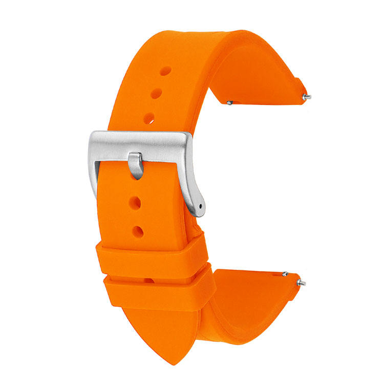 Fibbia arancione+argento