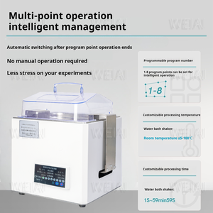 Weiai màn hình cảm ứng mini 18L nhiệt độ không đổi dao động Shaker phòng thí nghiệm quay qua lại lắc nước tắm lồng ấp - Product Image 2