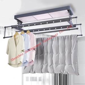 ZBW özel ptc havalı ısıtıcı için giysi kurutucu, kurutma raf kuru giysi ısıtıcı, balkon otomatik giysi hattı elektrikli kurutma raf - Product Image 4