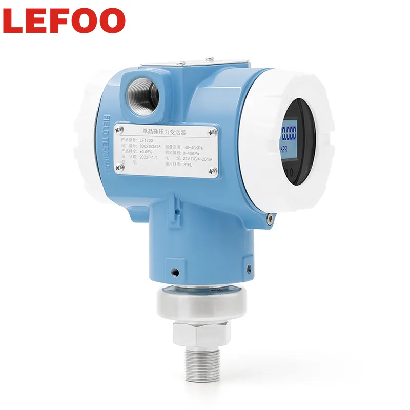 LEFOO 4-20ma 하트 출력 액체 가스 증기 IP67 게이지 절대 압력 센서 방폭 압력 송신기