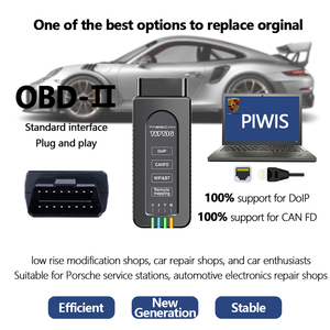 Top Rated for Porsche PIWIS3 OBD-II Diagnostic Tool Real-Time Data Monitoring Reads/Clears Fault <strong>Codes</strong> for Fuel Injector Cleaner
