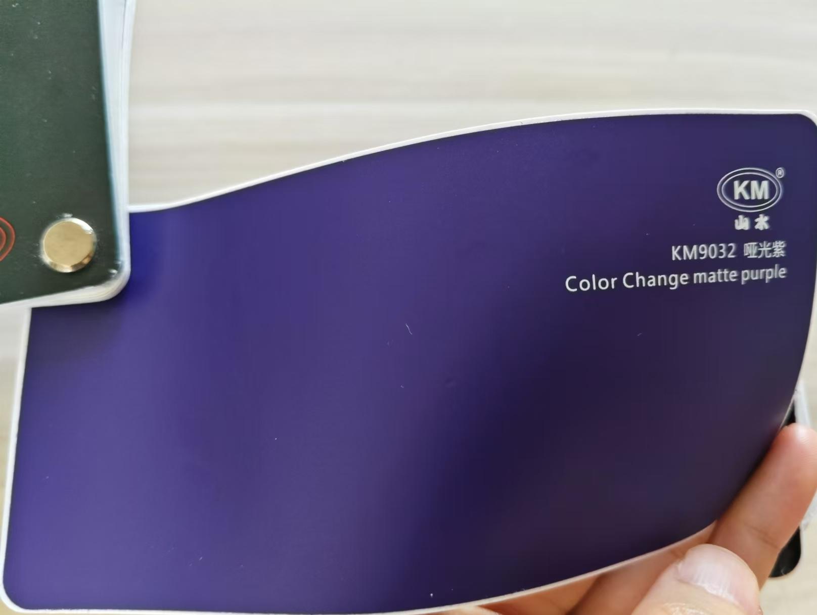 Cambio de color: morado mate