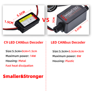 อะแดปเตอร์แก้ปัญหาการกะพริบของหลอดไฟ LED 1156 7506 P21W S25 BA15S เตือนการยกเลิกการถอดรหัส Canbus ข้อผิดพลาดฟรี - Product Image 3