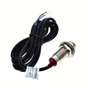 Sensor de efecto Hall, interruptor de proximidad inductivo, NPN, tres líneas, normalmente abierto + objeto de detección magnética, a prueba de agua, a prueba de agua
