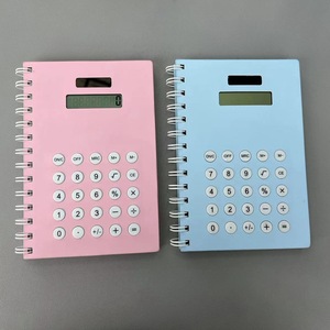 新款笔记本带计算记事本促销礼品定制logo自有品牌日记设计新技术计算器 - Product Image 1