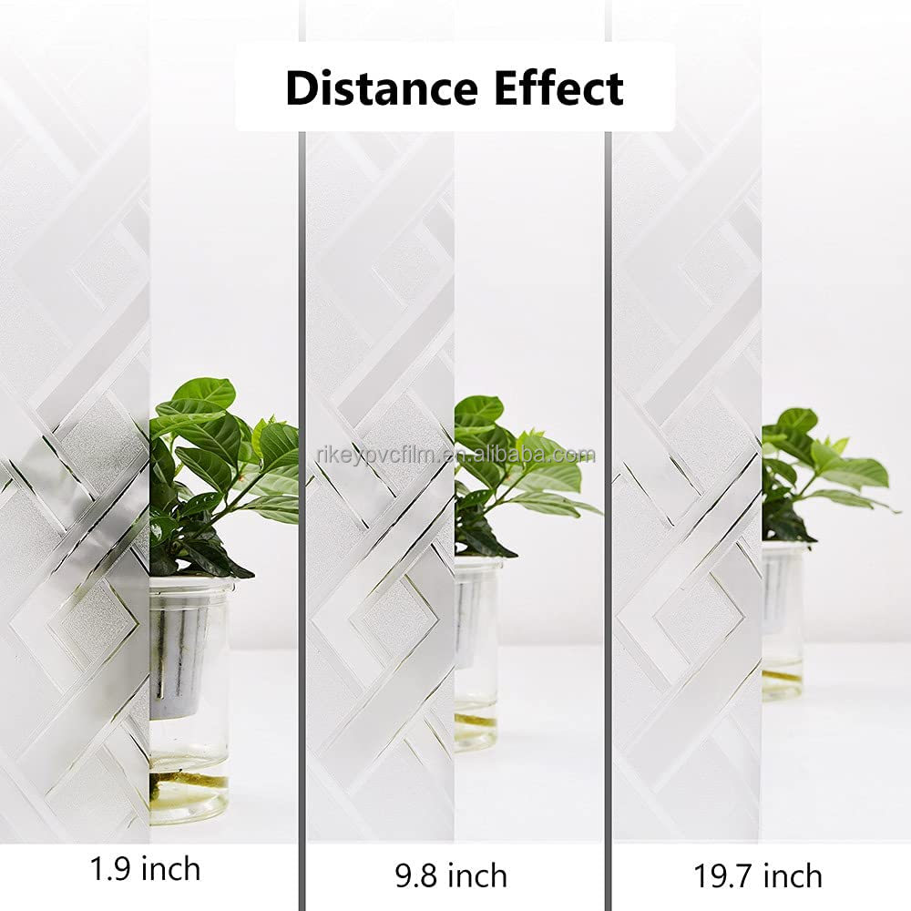 Frosted Privacy Glass Window Film Transparent Sticker Bedroom Bathroom Home Decorative