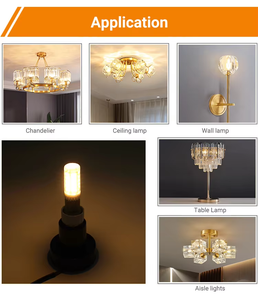 G9 G9 5W T4 LED mısır ampul için iç mekan aydınlatması G9 AC120V enerji tasarrufu ev LED ampul avize tarzı hiçbir titreşimsiz ışık kaynağı - Product Image 6
