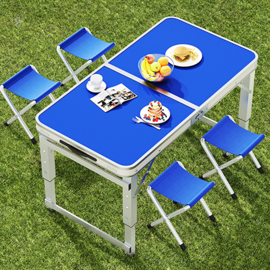colorful 1.2m Iron Black Single Table + Fabric