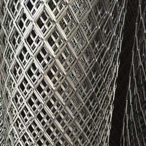 Yüksek kaliteli endüstriyel genişletilmiş Metal genişletilmiş ağ koruyucu Net dokuma gümüş düz örgü örgü için kullanılan çit ağı - Product Image 4