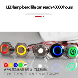 8mm 10MM Metal <strong>Switch</strong> 2/4 Pins Self-locking/<strong>Latching</strong> Self-reset/Momentary Waterproof <strong>Small</strong> Mini <strong>Button</strong> <strong>Switch</strong> - Product Image 5