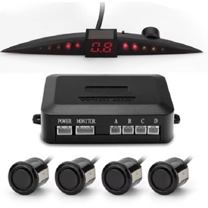 Kit de radar de respaldo inverso de sensores de estacionamiento de automóviles a prueba de agua con monitor de pantalla LED Sistema de estacionamiento de automóviles - Product Image 1