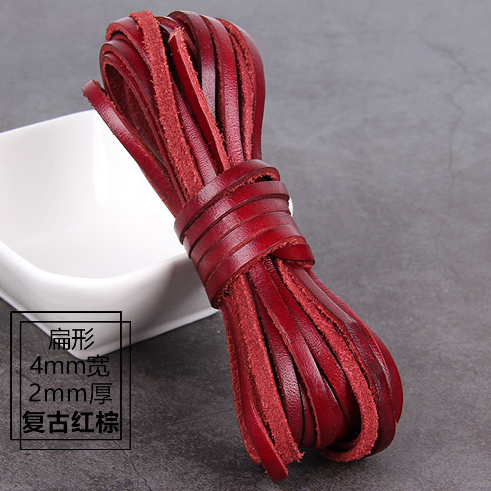 Flat shape, 4mm wide and 2mm thick
