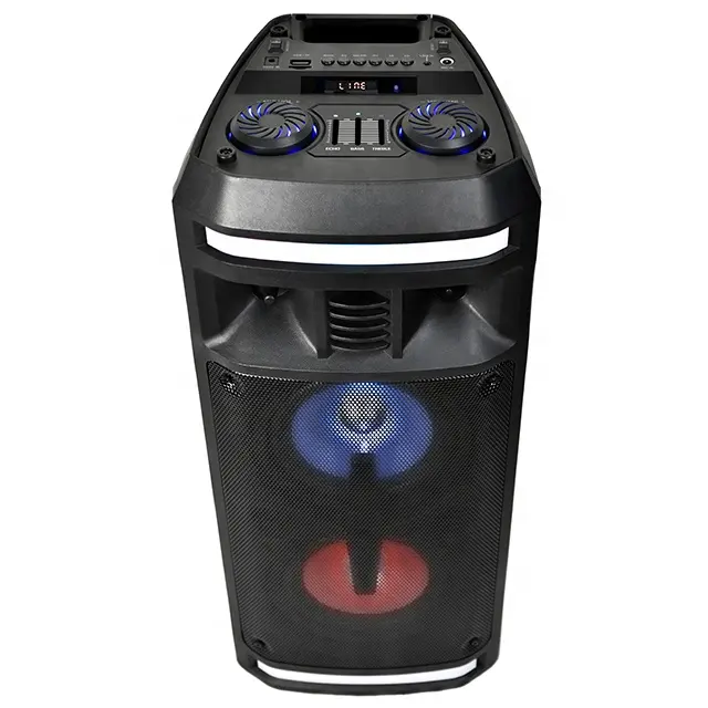 Dual 6,5 zoll woofer lautsprecher audio-system sound parlante karaoke lautsprecher radio bluetooth lautsprecher kabellos