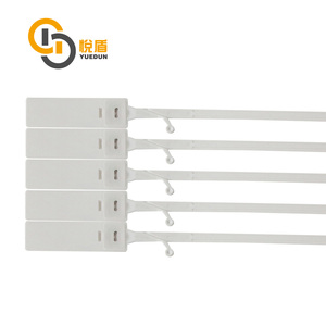 YDPS010 סיטונאי קבוע אורך בטיחות פלסטיק חותמות עם ברקוד