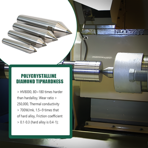 OEM/ODM Diamond Lathe <strong>Center</strong> MS1 MS2 <strong>MS4</strong> MS5 PCD Diamond Dead <strong>Center</strong> Points for Precision Workpiece Top Grinding - Product Image 3