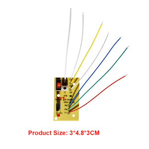 4 canali trasmettitore ricevitore telecomando circuito auto con luci 3D - Product Image 4