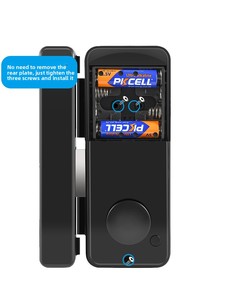 Akıllı anahtarsız giriş kilidi-anti-hırsızlık RFID/kart/kod erişim için cam/ahşap ofis kapıları - Product Image 4