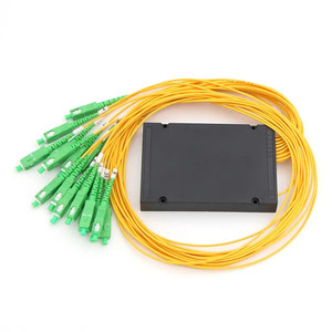 FTTH Equipment <strong>1</strong>*9 <strong>1</strong>:9 <strong>1</strong> to 9 Cassette PLC <strong>Splitter</strong> SC/APC <strong>Input</strong> and 70%:30% <strong>Output</strong> with <strong>1</strong>.5m Pigtail