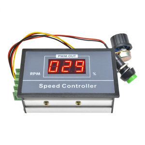 30A DC6V-60V PWM Motor drehzahl regler Digitale LED-Anzeige 0 ~ 100% Potentiometer-Schalter mit einstellbarem Spannungs regler - Product Image 2