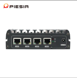 Piesia 4 LAN Firewall PC Celeron J4125 J1900 E3845 Mini Computer Box X86 Barebone Fanless Router Pfsense Mini PC - Product Image 4