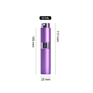 Bán buôn du lịch xách tay mini 10ml đầy màu sắc Twist nhôm bơm lại nước hoa <span class=keywords><strong>Atomizer</strong></span> chai - Product Image 6