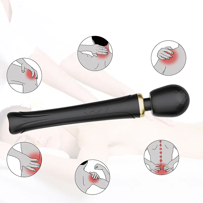 WINYI New Body Wand Massager Estimulador do clitóris Vibrador Carregamento USB Silicone Sex Toys Massager Sexual Pessoal Para A Mulher