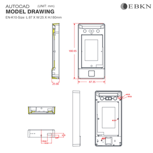 EBKN Slim Card Keypad Based Access Control System With 4G <strong>Function</strong> - Product Image 6