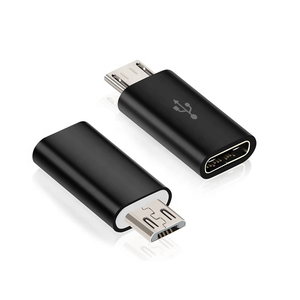 USB C型母到微型公适配器转换连接器支持充电同步 - Product Image 4