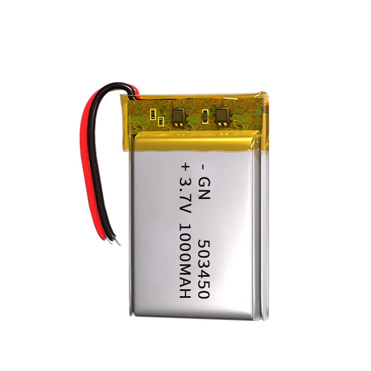 Wholesale 503450 lipo rechargeable battery 3.7v li-polymer battery 1000mah 503450 lithium polymer battery