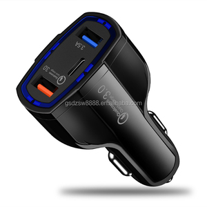 7A Type c PD Quick Charge Car Charger 3 Ports Fast Adaptive Charge <strong>Adapter</strong> for <strong>Iphone</strong> <strong>7</strong> 8 X XR Samsung Lg Android Phone Gps Pc - Product Image 5
