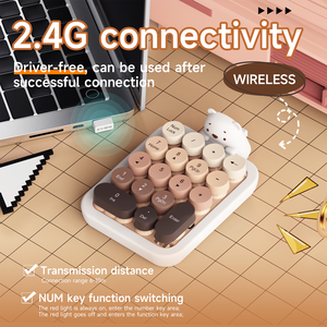 AJAZZ AF18 <span class=keywords><strong>Keyboard</strong></span> <span class=keywords><strong>Mini</strong></span> nirkabel portabel 2.4GHz, papan ketik lembut silikon elastisitas tinggi untuk Windows PC dan Laptop - Product Image 5