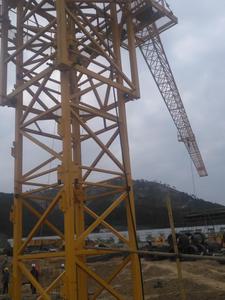 56 M Arm Length <strong>Used</strong> Tower <strong>Crane</strong> with Motor for Construction Engineering for Tall Building and Bridge Engineering - Product Image 3