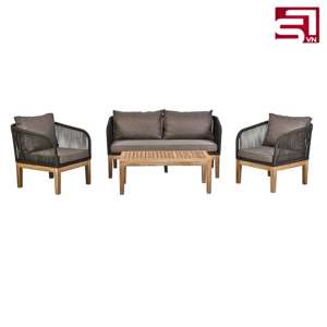 高品质中密度纤维板 + 聚氯乙烯可转换可伸展沙发家具经典新设计客厅装饰直接来自越南 - Product Image 2