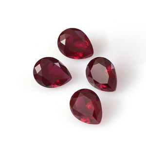 Vendita calda 7*9 millimetri di ruby 8 # pear cut rubino sintetico di colore di pietra rubino corindone pietra allentati della pietra preziosa - Product Image 2