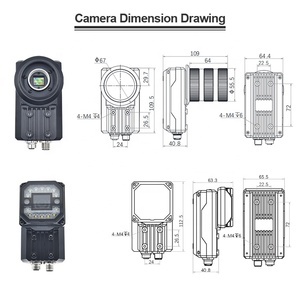 Deep Learning AI 1D/2D GigE IP67 Industrieller Barcode-Scanner Smart Code Reader zur visuellen Erkennung Vision Datum