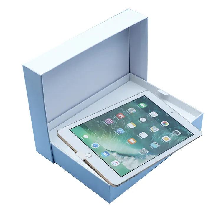 White Cardboard laptop box ipad Tablet Packaging Boxes custom Ipad paper box