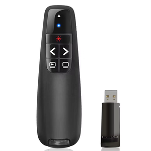 2.4GHz USB R400 Presenter telecomando puntatore Laser rosso penna uso per la pagina PPT di Powerpoint tornitura penna - Product Image 1