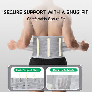 Penyangga Punggung Lumbar Pria Wanita, Kompresi Fitness Lari Olahraga, Pengontrol Perut, Ukuran Besar, Pelatih Pinggang yang Dapat Disesuaikan - Product Image 2