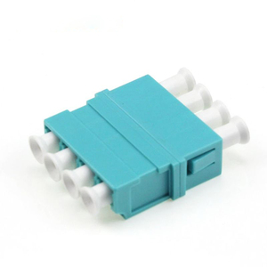 Low MOQ 4-Port LC APC/UPC Quad Fiber Optic Adapter with Flange for POE 3G GSM <strong>TCP</strong> <strong>Networks</strong> - Product Image 3