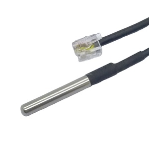 Sensor de temperatura digital impermeable DS18B20 con sonda de acero inoxidable SUS304 para proyectos IoT y monitoreo remoto - Product Image 1