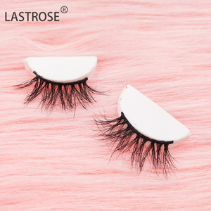 Yarım tam şerit lashes sahte vizon kirpiklere 3d toptan yumuşak bant lashes tedarikçiler kısa 15mm 12mm yarım 3D vizon kirpik