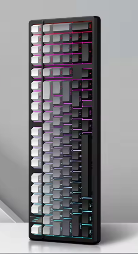 K98pro gradient gray-three-mode rgb-white horse shaf