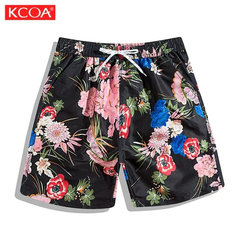 Wholesale Summer Bulk Womens 100% Polyester Swimming Trunks Shorts