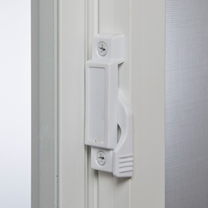 Amerikan tarzı beyaz vinil pencereler 35-1/2-in X 23-1/2-in X 3-in Jamb sol çalıştırılabilir vinil Pvc sürgülü pencere yarım ekran dahil - Product Image 5