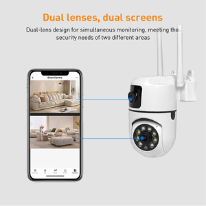 V380 RV1-WiFi 1MP + 1MP çift Lens kapalı güvenlik kamera HD PTZ gece görüş bulut veri hareket algılama dahili iki yönlü ses - Product Image 5