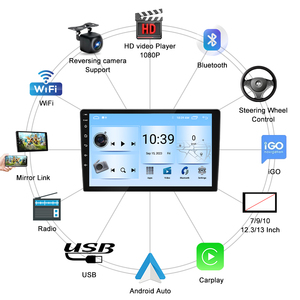 <strong>7</strong>/9/10 Inch Double Din Android Car <strong>Radio</strong> IPS Touch Screen Android 12 GPS Navigation DVD Player Stereo Multimedia Audio <strong>System</strong>