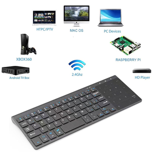 Mini teclado inalámbrico portátil Touchpad para multidispositivo 2,4 GHz USB Compatible TVWindows Android Chrome OS Laptop Tablet - Product Image 3