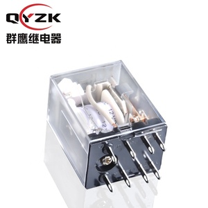 Jzx 5A Relay MY2 MY4 Coil General Purpose Industrial Use <strong>Alternative</strong> 18FF <strong>250V</strong> AC/12V DC 8-Pins Intermediate Integrity